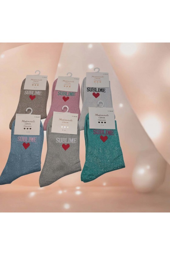 Chaussettes paillettes : Sublime