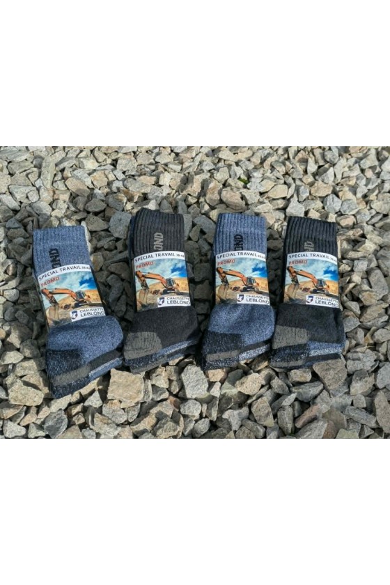 Offre Limitée : 4 lots de Chaussettes de travail confortables