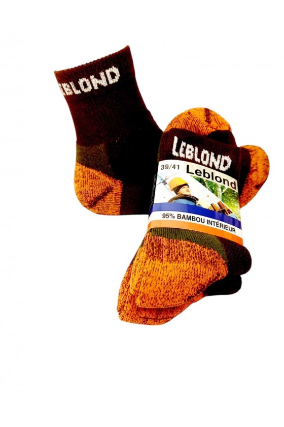 2293 CB : Chaussettes de travaille 95% de bambou intérieur