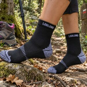 Chaussettes de randonnée femme en bambou " ultra confort et anti - transpiration " tige mi - haute
