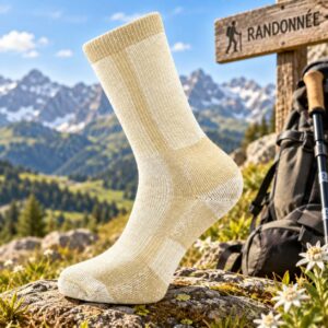 Chaussettes de randonnée en bambou " confort longue durée et anti - transpiration"