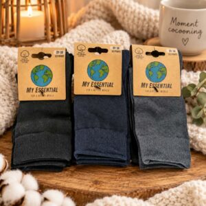 385 : Chaussettes femme Coton Bio