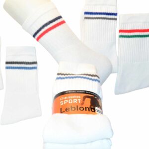 Chaussettes de sport blanches en coton