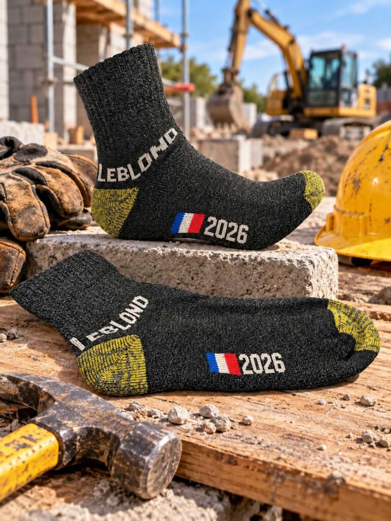 Chaussettes de travail courtes  » respirantes, résistantes, confort optimal « 