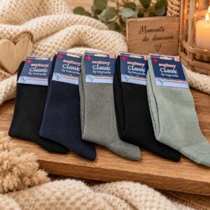 Chaussettes sans compression " confort optimal et circulation améliorée "